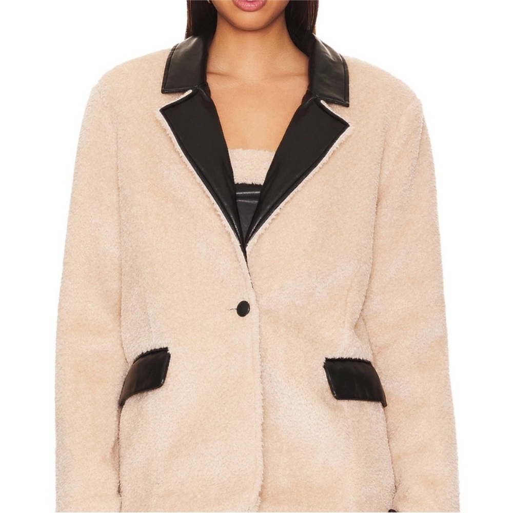 We Wore What Faux Fur Blazer Size S
